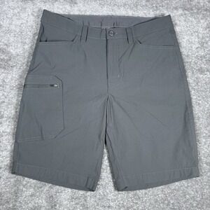Eddie Bauer Shorts‎ Mens 34 Gray Mountain Flex Utility Stretch Outdoors